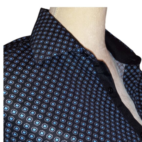 🏖️Men Modern Fit Button Down Long Sleeve Size M - Picture 4 of 7